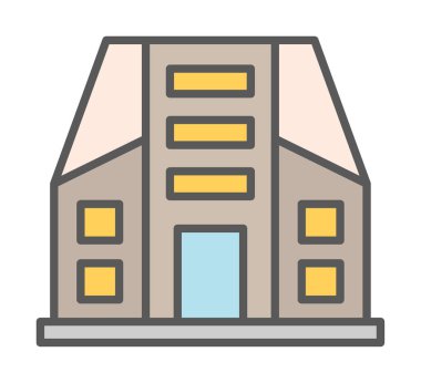 Şehir İnşa Ağı simgesi, vektör illüstrasyonu