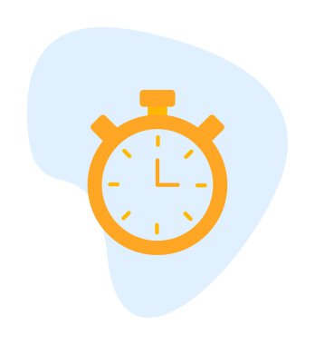 Kronometre basit vektör simgesi