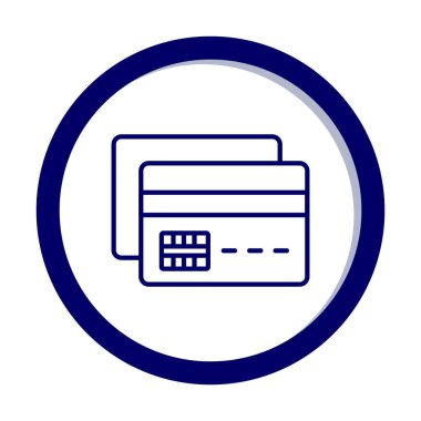 Basit web kartı vektör simgesi tasarımı