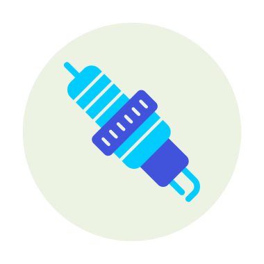 Buji simgesinin vektör illüstrasyonu