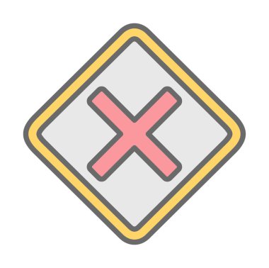 Tahriş simgesi için vektör illüstrasyonu  