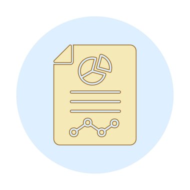 Analiz web simgesi vektör illüstrasyonu    