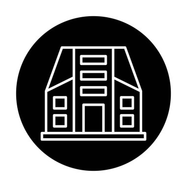 Şehir İnşa Ağı simgesi, vektör illüstrasyonu