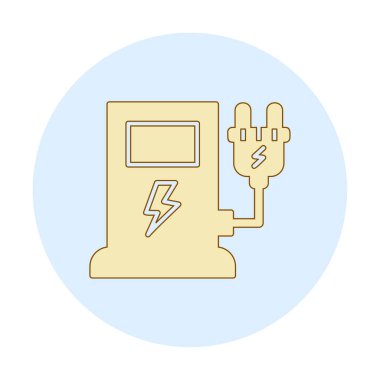 İstasyon simgesi tasarımı, vektör illüstrasyonu yükleniyor