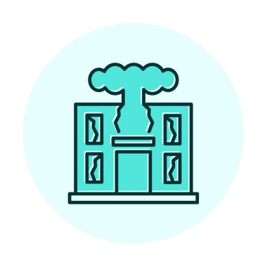 Savaş Yıkım konsepti vektör çizimi