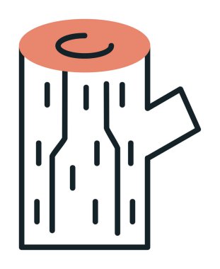 tahta günlük simgesi, vektör illüstrasyonu 