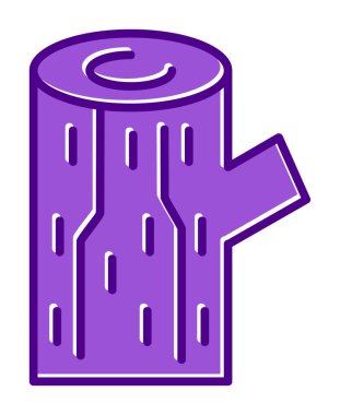 tahta günlük simgesi, vektör illüstrasyonu 