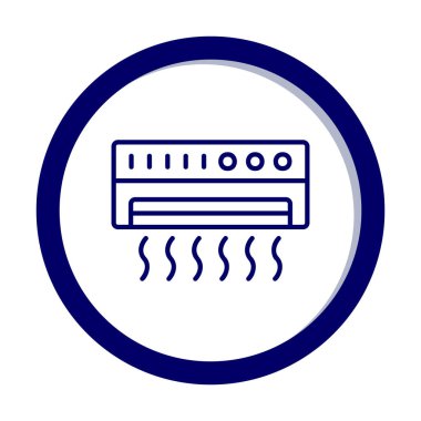 Klima ikonu vektör illüstrasyonu