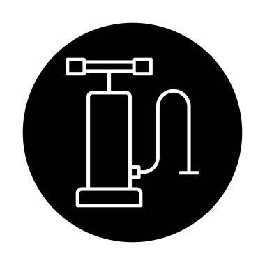 Hava Pompası ağ ikonu vektör illüstrasyonu