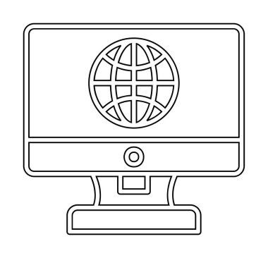 Internet bağlantısı simgesini vektör çizim