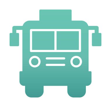 bus simgesi, vektör illüstrasyonu