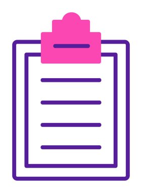 Basit düz pano simgesi vektör illüstrasyon tasarımı