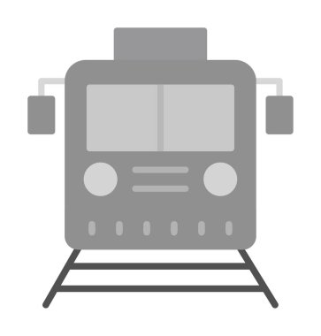 tren vektör simgesi modern basit illüstrasyon