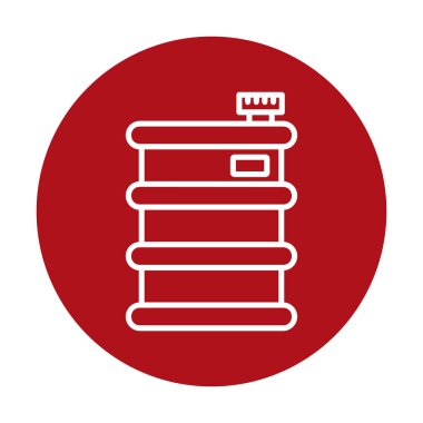 Fıçı ikonu. Vektör İllüstrasyonu