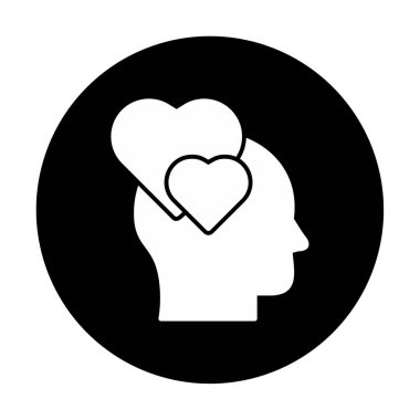 Aşık kişi ikon vektör illüstrasyonuName