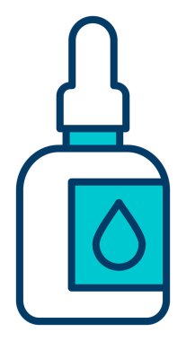 Ağız Aşısı Web simgesi, vektör illüstrasyonu