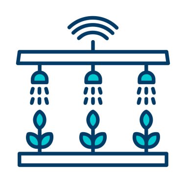 Akıllı Çiftlik. Web simgesi basit illüstrasyon 