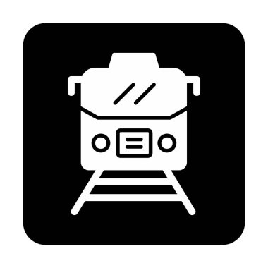 tren vektör simgesi modern basit illüstrasyon