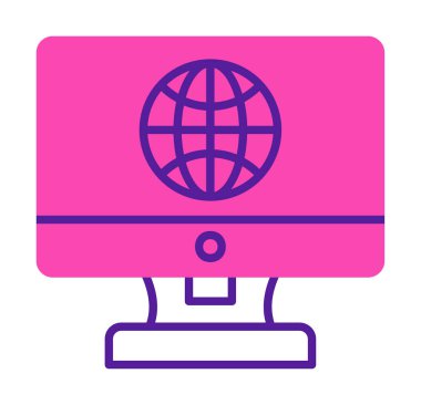 Internet bağlantısı simgesini vektör çizim