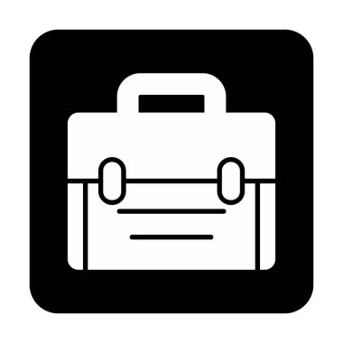 evrak çantası simgesi vektör illüstrasyon tasarımı