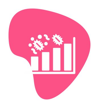 ilerlemeyi artıran veri analiz renk simgesi