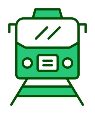 tren vektör simgesi modern basit illüstrasyon