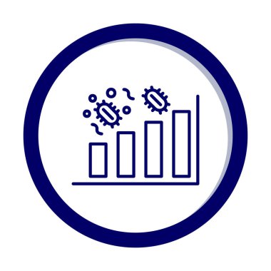 ilerlemeyi artıran veri analiz renk simgesi