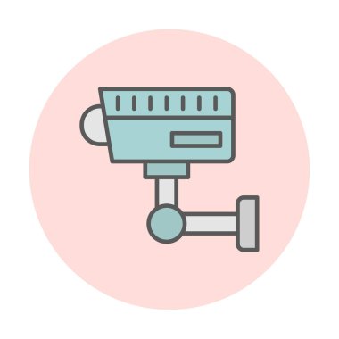 ccTV kamerasının vektör illüstrasyonu 