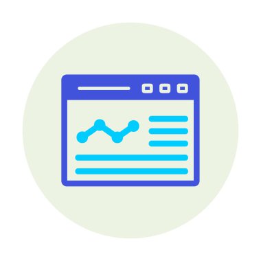 izole edilmiş grafik vektörlü iş web sitesi simgesi 