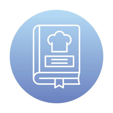 Tarif Defteri Simgesi - Tek Simge, Vektör