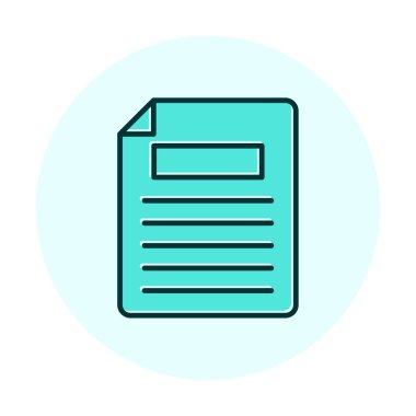 Seo Rapor. dosya belgesi izole edilmiş simge vektör illüstrasyon tasarımı                    