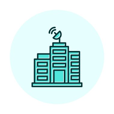 Basit Ağ Oluşturma simgesi, vektör çizimi