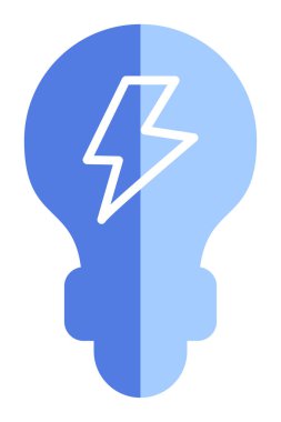 ampul ışığı simgesi, vektör illüstrasyonu 