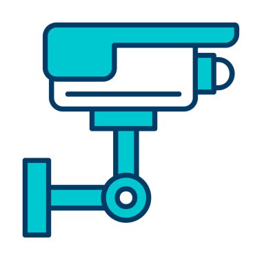 ccTV kamerasının vektör illüstrasyonu 