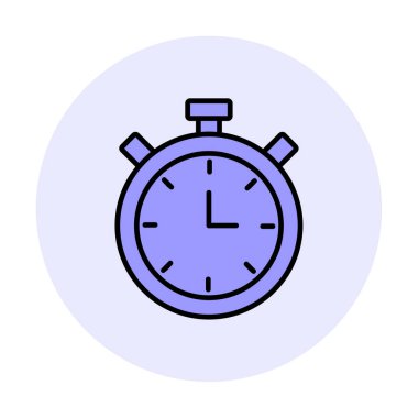 Kronometre basit vektör simgesi