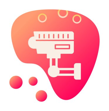 ccTV kamerasının vektör illüstrasyonu 