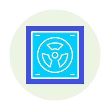 Radyoaktif simge, vektör illüstrasyonu