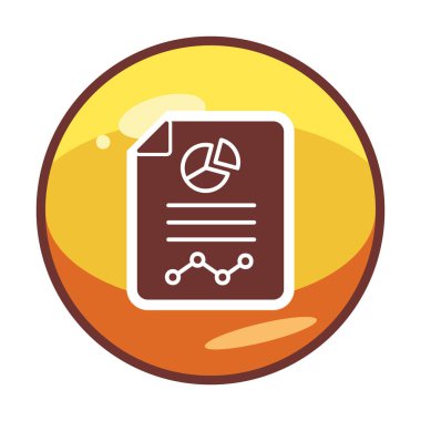 Analiz web simgesi vektör illüstrasyonu    