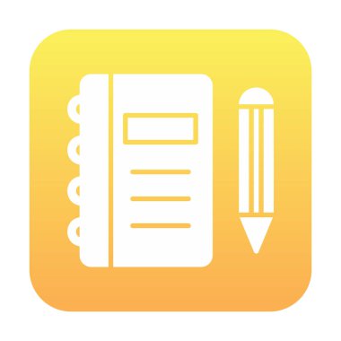 Kalem, vektör illüstrasyonlu günlük 