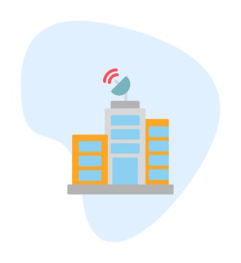 Basit Ağ Oluşturma simgesi, vektör çizimi