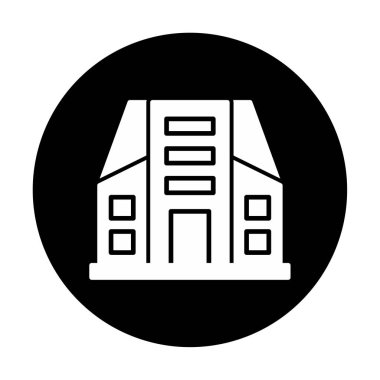 Şehir İnşa Ağı simgesi, vektör illüstrasyonu