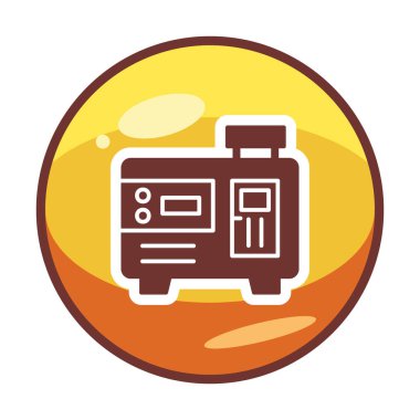 Elektrik jeneratörü satır simgesi biçimi