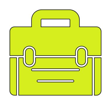 evrak çantası simgesi vektör illüstrasyon tasarımı