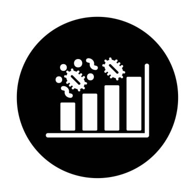 ilerlemeyi artıran veri analiz renk simgesi