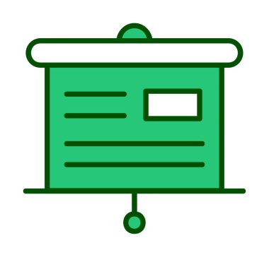 Sunu kurulu simge vektör çizim