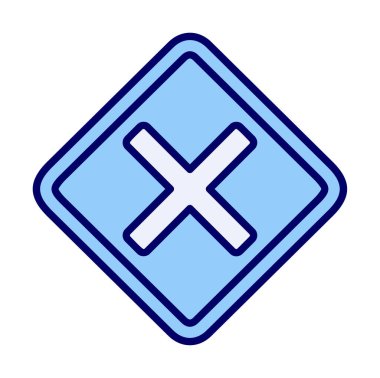 Tahriş simgesi için vektör illüstrasyonu  