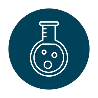 Zehir. Web simgesi basit illüstrasyon 