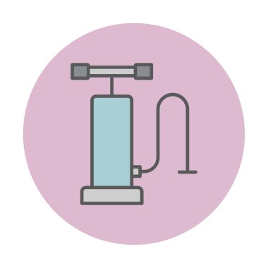 Hava Pompası ağ ikonu vektör illüstrasyonu