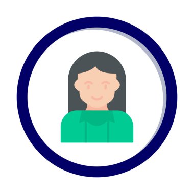 vektör kadın turist avatar karakteri 