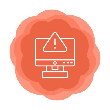 Hata imza simgesi vektör illüstrasyonu